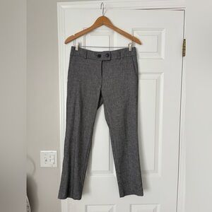 LOFT Slim Ankle Pants, Size 2, in charcoal